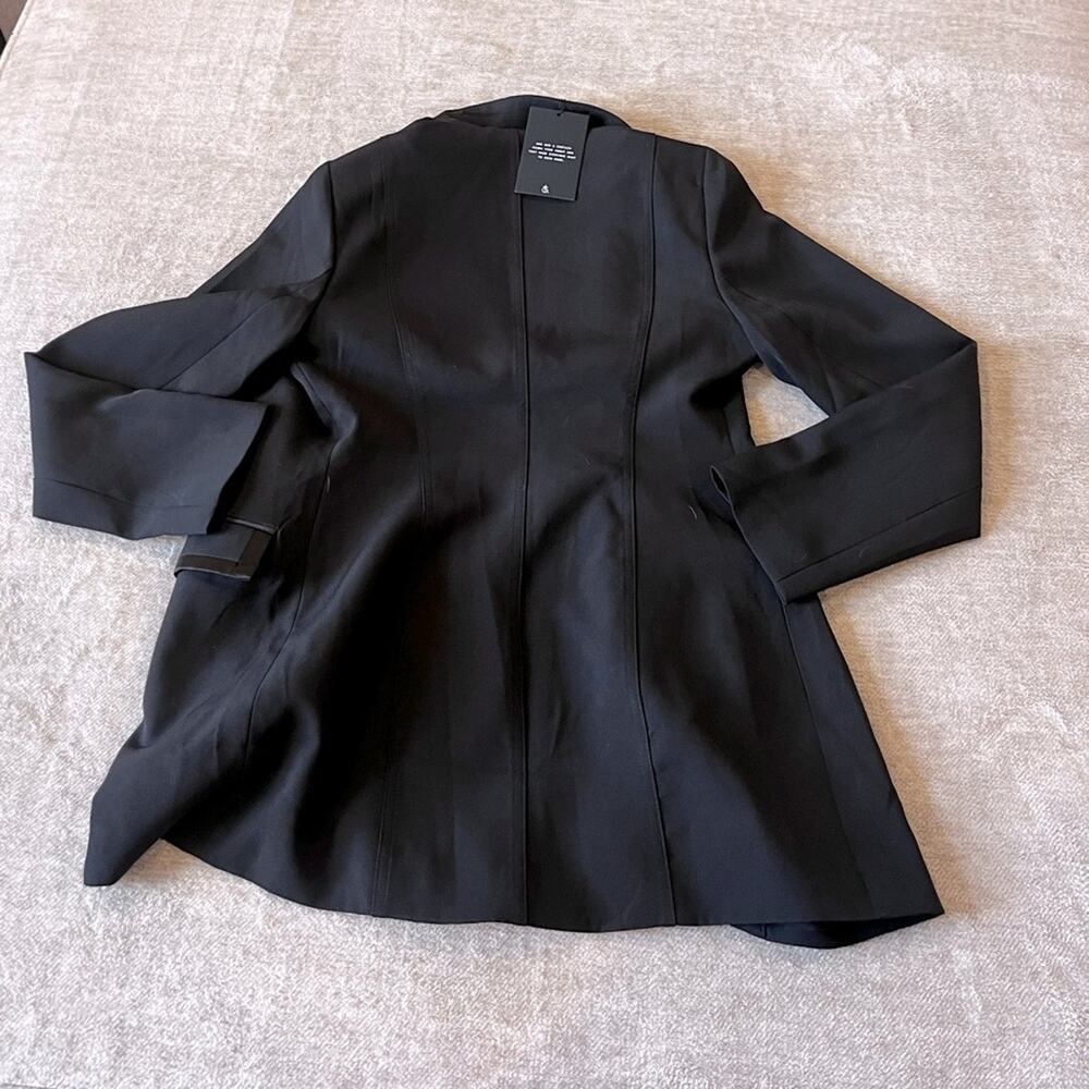 4th & Reckless - BELLA BLAZER in Black Office Siren Boardroom Chic - Picture 6 of 7